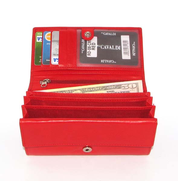 Кошелек женский Cavaldi RD-08-CMN RED Кошелек женский Cavaldi RD-08-CMN RED